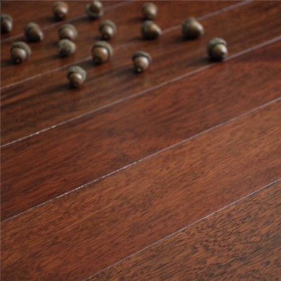 广州三层实木地板厂家私人生产耐磨新中式菠萝格三层实木复合地板图2