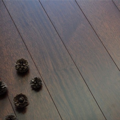 广州三层实木地板厂家私人生产耐磨新中式菠萝格三层实木复合地板图4