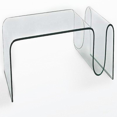 热弯玻璃定制 楼梯门窗弧形弯钢玻璃 透明建筑工程弧形玻璃定制图1