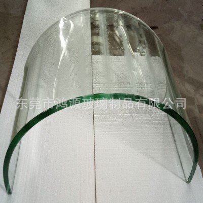 热弯玻璃定制 楼梯门窗弧形弯钢玻璃 透明建筑工程弧形玻璃定制图2