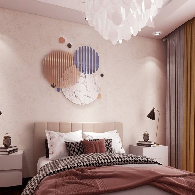 美式无缝墙布北欧轻奢素色纯色现代简约全屋卧室客厅背景壁布厂家