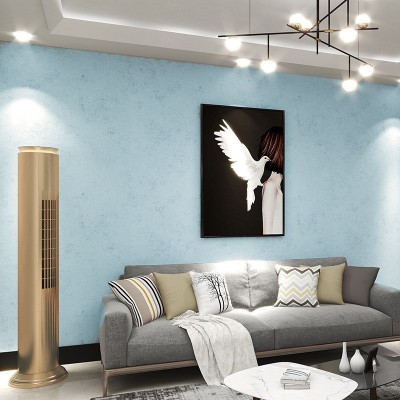 美式无缝墙布北欧轻奢素色纯色现代简约全屋卧室客厅背景壁布厂家图4
