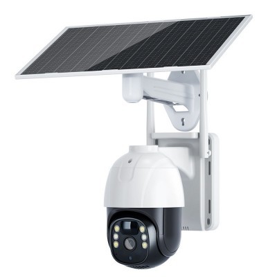 太阳能监控摄像头无电无网监控器野外果园用无需联网360度远程图5
