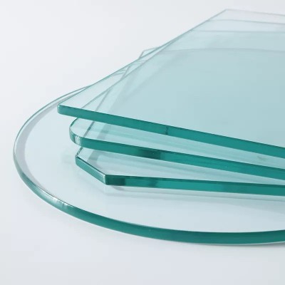 厂家批发2-10mmCNC精准切割浮法玻璃面板 可定制桌面 玻璃钢化玻