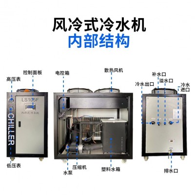 小型挤出注塑风冷式冷水机厂家制冷设备工业自动冷冻机控温冰水机图4