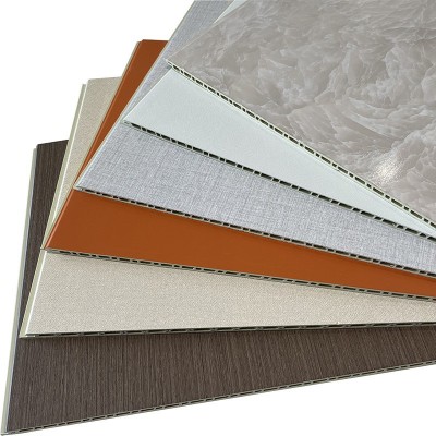 竹炭木金属板无缝碳晶板免漆木饰面板装修材料护墙板室内装饰板