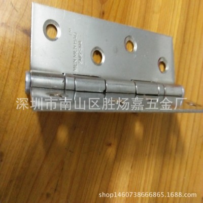不锈钢消声合页4寸 静音缓冲合页 轴承合页图4